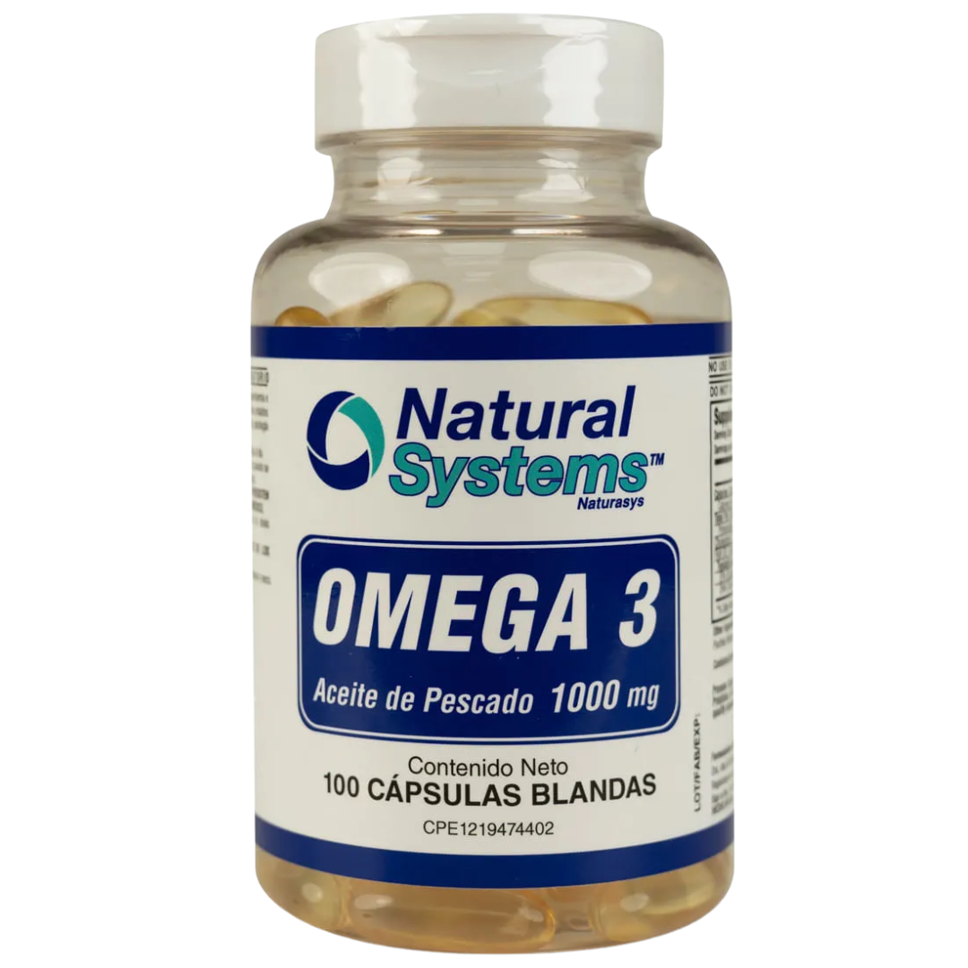 OMEGA 3 1000MG CAP BLANDAS X 100 (NATURAL SYSTEMS)